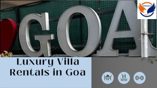 Luxury Villa Rentals in Goa