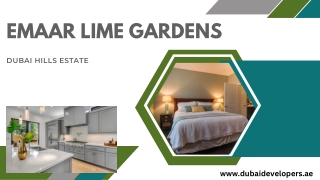 Emaar Lime Gardens Dubai E-Brochure