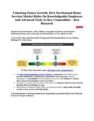 Home Care Services Sector Outlook KSA - Ken Research