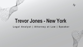 Trevor Jones - New York - A Self-starter And A Team Player