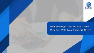 Bookkeeping firms in Dubai | Vat Services in Dubai | Bookkeeping Firms In Dubai