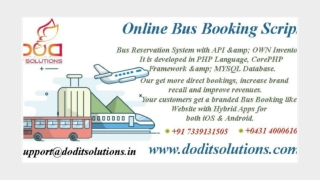 Online Bus Booking System - DOD IT SOLUTIONS