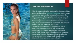 Limone swimwear