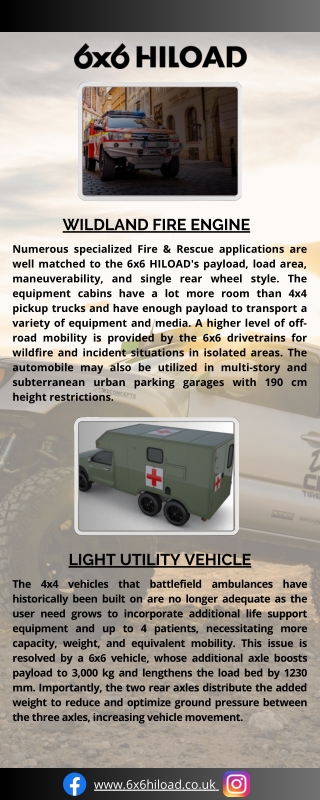 Adapting to Any Challenge: The Flexibility of the 6x6 Hiload Light Utility Vehic