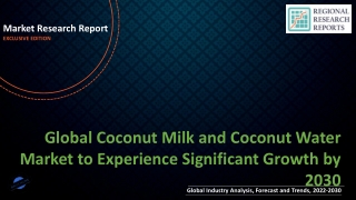 Coconut Milk and Coconut Water Market to Experience Significant Growth by 2030