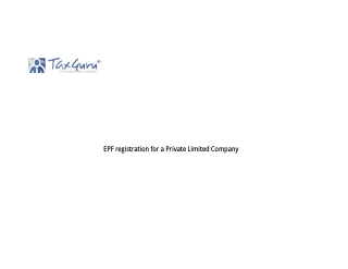 EPF registration for a Private Limited Company