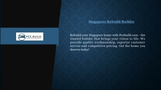 Singapore Rebuild Builder  Pcebuild