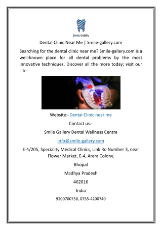 Dental Clinic Near Me  Smile-gallery.com