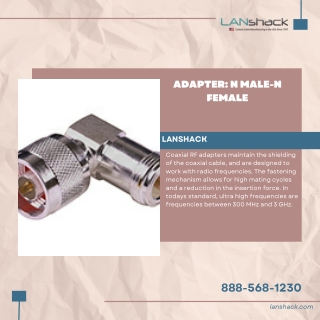 Adapter N Male-N Female