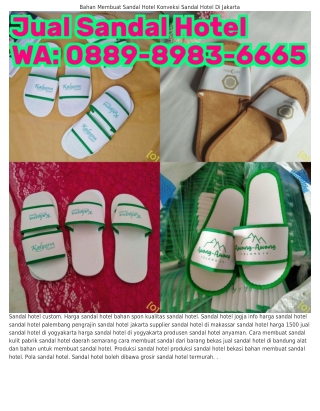 O88ᑫ.8ᑫ8ᣮ.ϬϬϬ5 (WA) Sandal Hotel Pandan Vendor Sandal Hotel Di Bandung