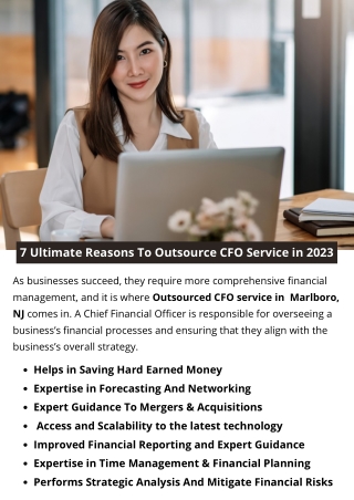 7 Ultimate Reasons To Outsource CFO Service in 2023