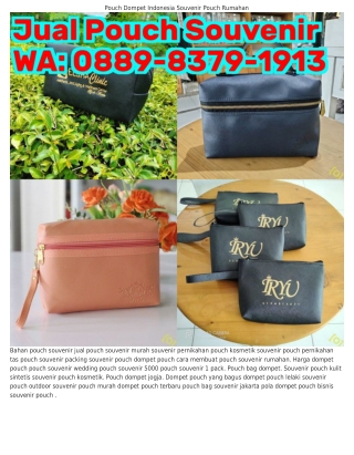 088ᑫ·8Зᜪᑫ·1ᑫ1З (WA) Pouch Souvenir Reuni Pouch Dompet Jogja