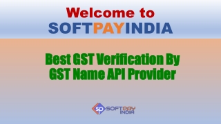 Get GST Verification By Name API at best Price