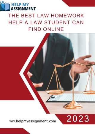 The Best Law Homework Help a Law Student Can Find Online (1)