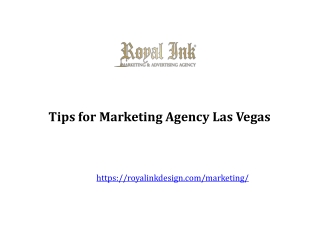 Best and Top Marketing Agency Las Vegas