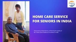 Home Care Service For Seniors In India