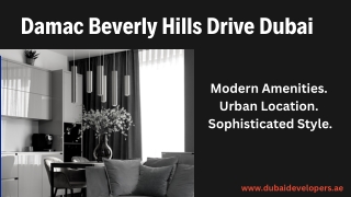 Damac Beverly Hills Drive E-Brochure