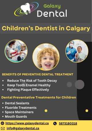 Pediatric Dentistry Calgary | Children's Dentistry - Galaxy Dental