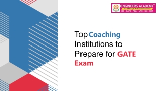 Which institute is best for GATE coaching