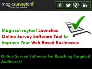 Online Survey Software - An Effective Tool to Improve Your W