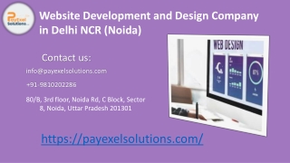 Website  Development and Design Company in Noida, (Delhi NCR)