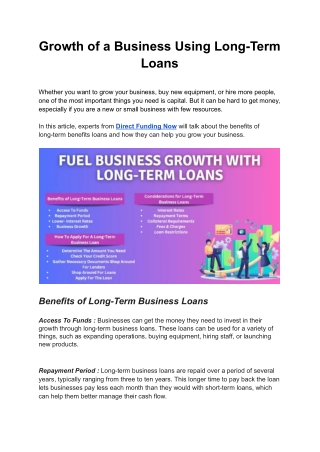 Flexible Long-Term Loans: Tailored Financing Solutions