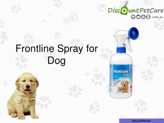 Frontline Spray for Dogs : Frontline Flea Spray For Dogs Online