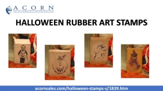 HALLOWEEN RUBBER ART STAMPS