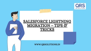 Salesforce Lightning Migration | Salesforce classic vs lightning | Tips & tricks