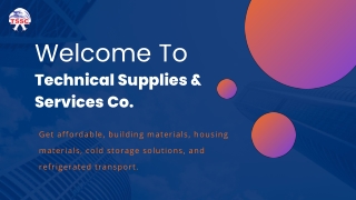 Building Material And Cold Storage Solution Provider - TSSC