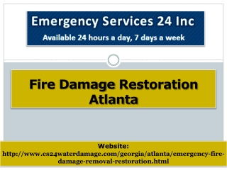 Fire Damage Restoration Atlanta