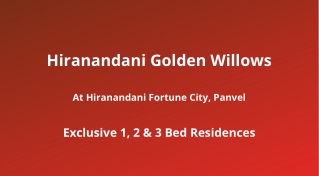 Hiranandani Golden Willows Panvel Navi Mumbai | E-Brochure