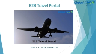 B2B Travel Portal