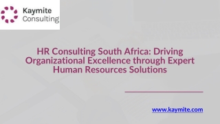 HR Consulting South Africa