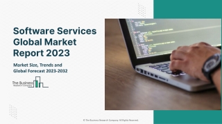 Software Services Market 2023 - By Size, Industry Analysis, Segmentation