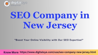 SEO Company in New Jersey