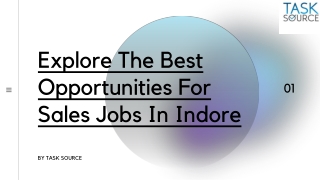 Explore The Best Opportunities For Sales Jobs In Indore