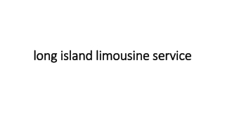 long island limousine service