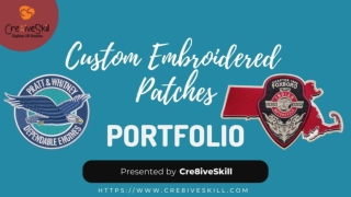 Embroidered Patches, Embroidered Badges Supplier | Cre8iveSkill