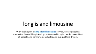 long island limousine