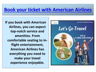 American Airlines online flight ticket | Official Site