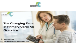 The Changing Face of Primary Care- An Overview