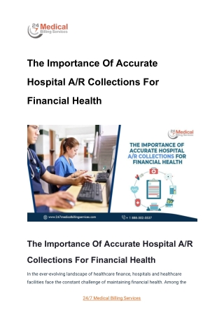 The Importance of Accurate Hospital A_R Collections for Financial Health