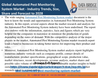 Automated Pest Monitoring System Market- Agricultural & Animal feed