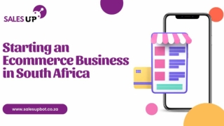 Starting an Ecommerce Business in South Africa