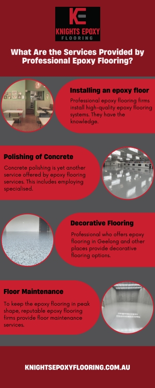 What Are the Services Provided by Professional Epoxy Flooring