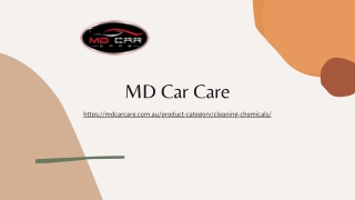 Car Care Cleaning Products Australia | Mdcarcare.com.au