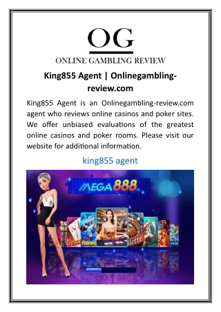 King855 Agent  Onlinegambling-review.com