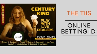 India’s Top Trusted Online Betting Id | The TIIS