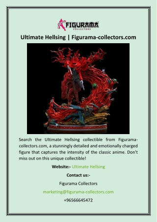 Ultimate Hellsing  Figurama-collectors